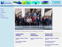 Tablet Screenshot of mat.tu-harburg.de